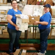 West Point, Georgia team presenting donation to Habitat Restore , LaGrange, Georgia.  The team has put in over 50 hours of volunteer time at the store.  