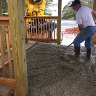 The team in Mississippi helped build a gazebo for the children at Pine Valley Children’s Home to use as their bus stop to keep them out of the weather.