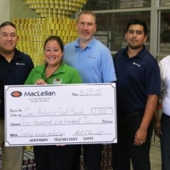 MacLellan employees in Texas serve on a regular basis at the San Antonio Food Bank. 